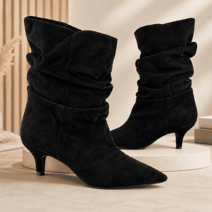 BOTINES NEGROS BAJOS