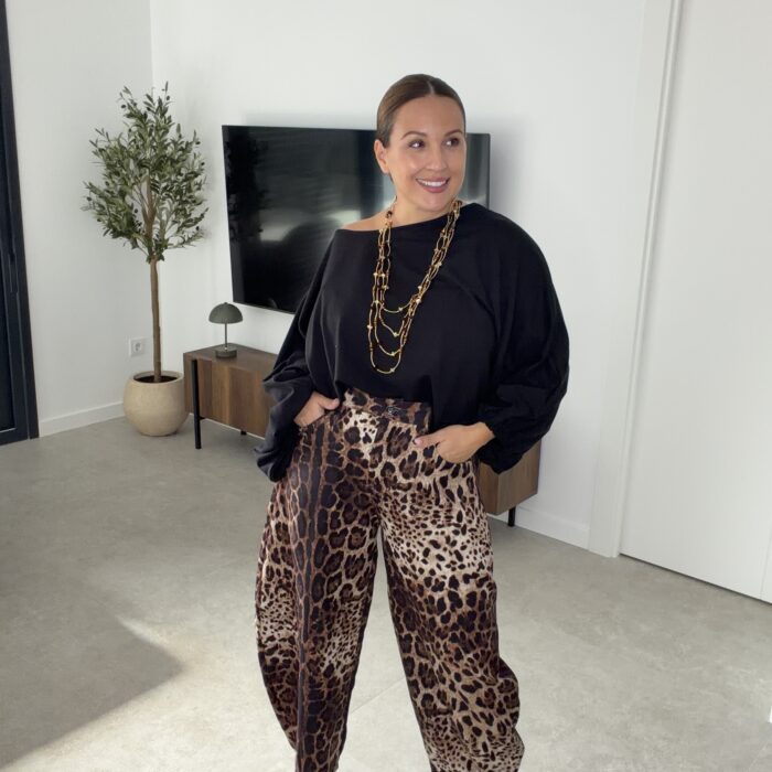 PANTALON BALLOON JAGUARD